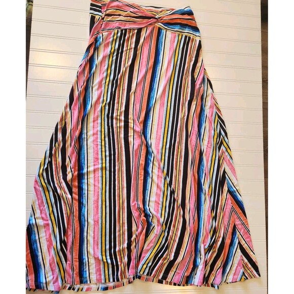Cato Medium Striped Maxi Skirt 13.7425 - Picture 1 of 8